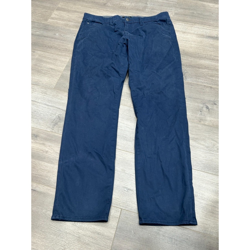 Ted Baker London Indonis Pants Mens 36R Blue Slim Stretch Chinos Business Casual